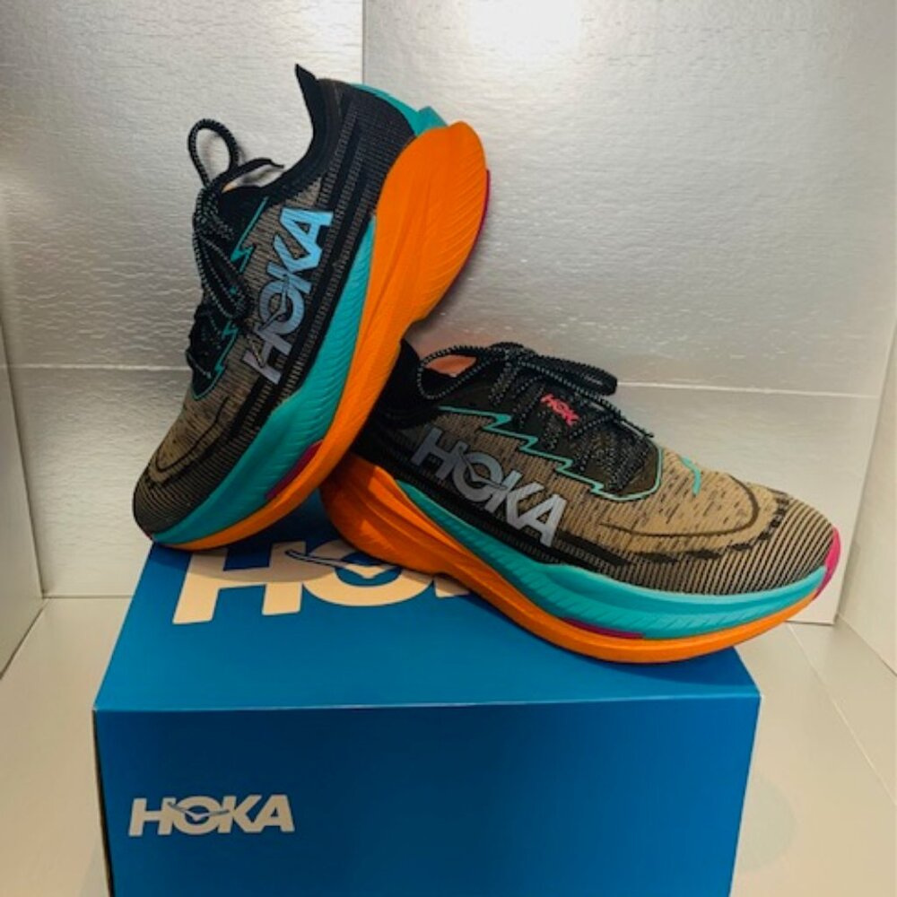 HOKA MACH X2 Lightweight Comfortable Athletic Shoes Women’s Size 9 - Black Teal